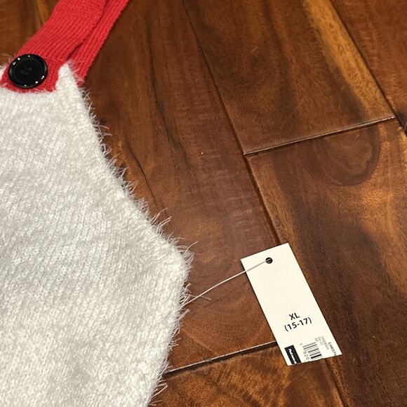 Women’s Christmas Outfit XL Tank Top and L Skirt Set Soft Fuzzy No Boundaries - Picture 5 of 16